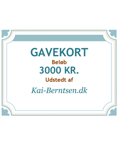 Gavekort på 3000 kr.
